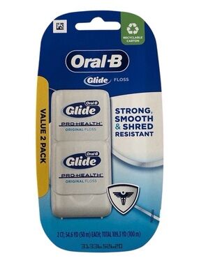 OLD VERSION Oral-B Glide Pro-Health Floss Original Unflavored 1 pack of 2